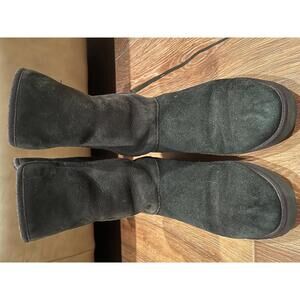 UGG Women's Black Suede Winter Boots size 6